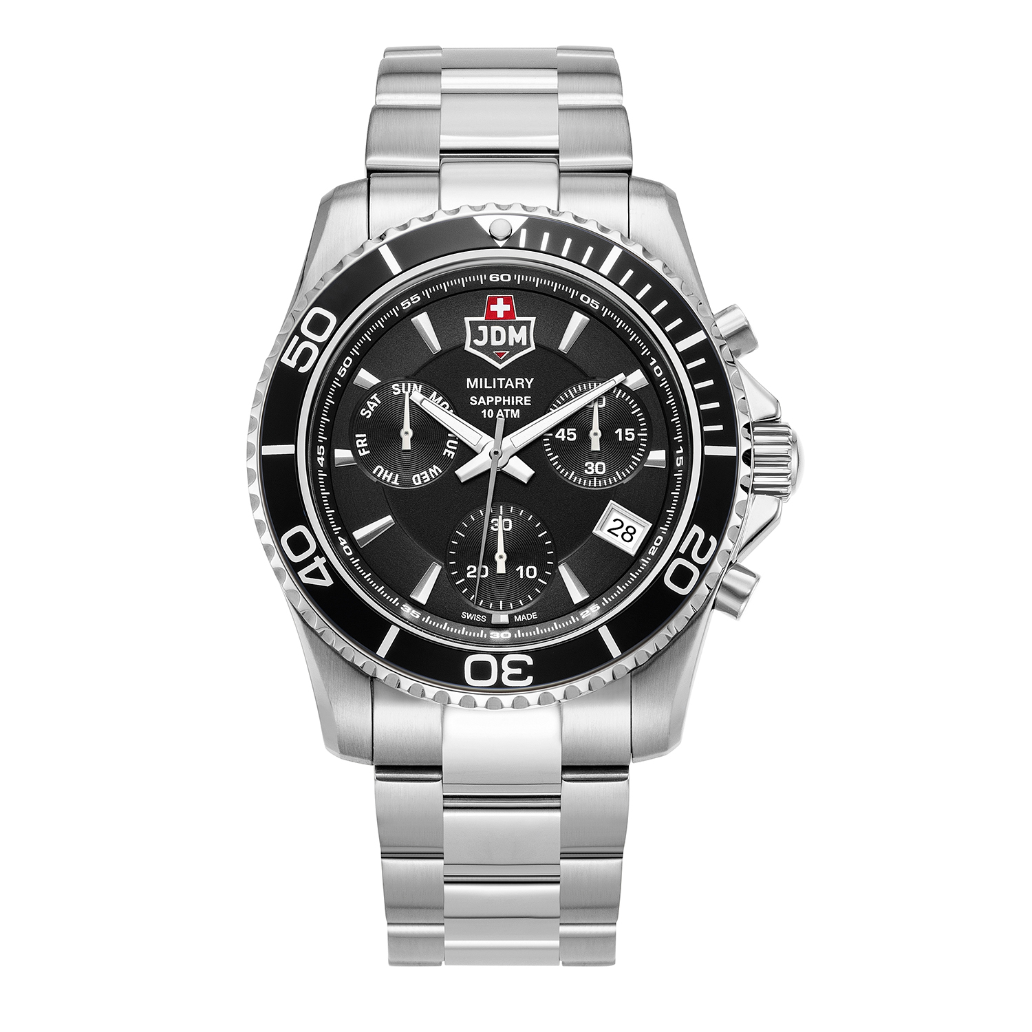 Мъжки часовник JDM+ Sapphire Sierra Chrono JDM-WG019-01