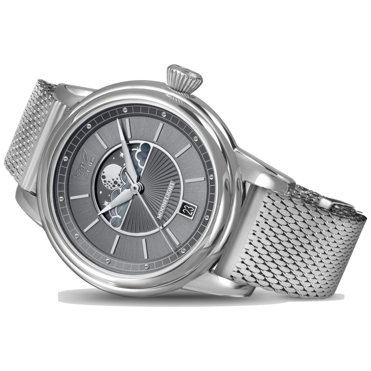 Дамски часовник Aviator Douglas Moonflight Limited Edition V.1.33.0.254.5