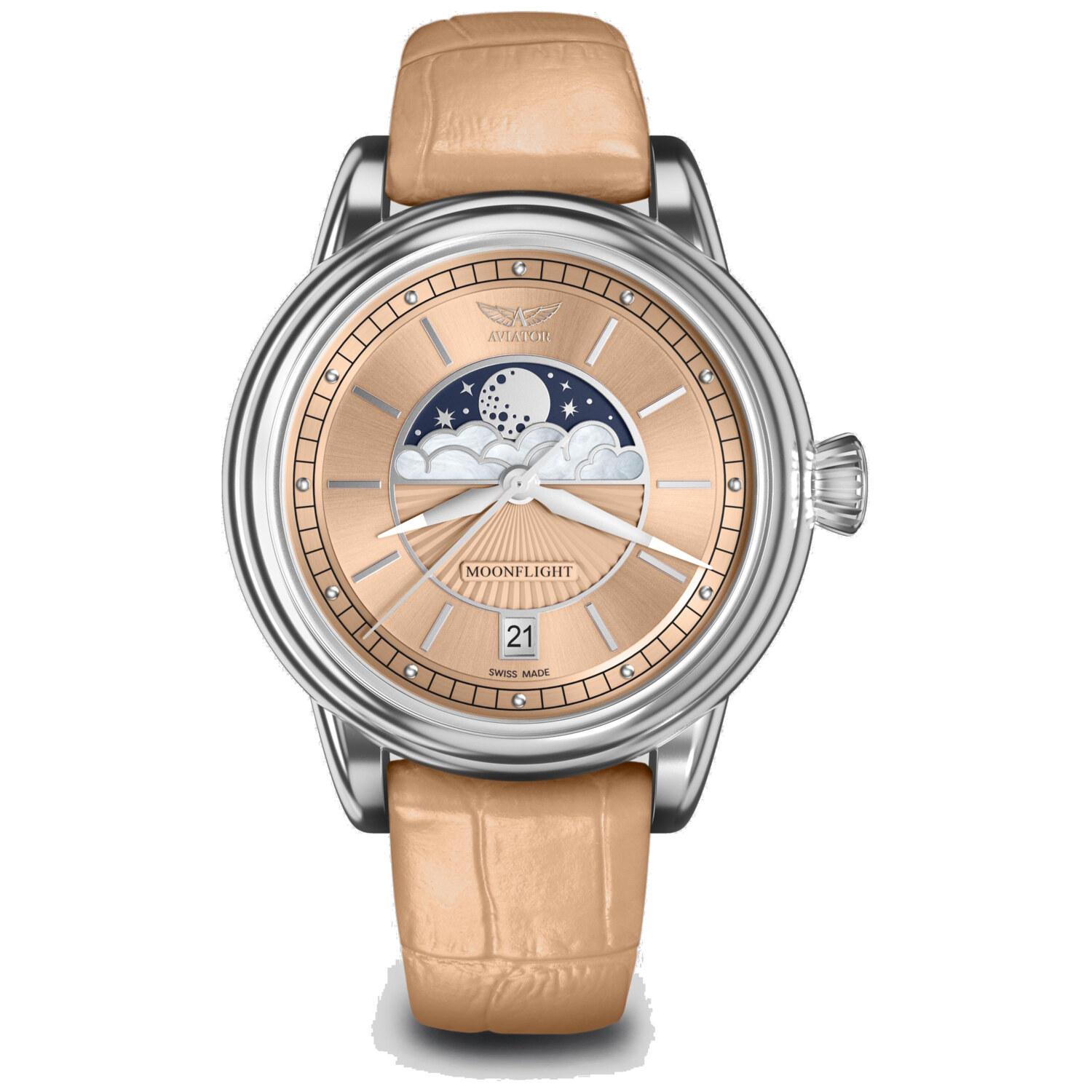 Дамски часовник Aviator Douglas Moonflight Limited Edition V.1.33.0.259.4