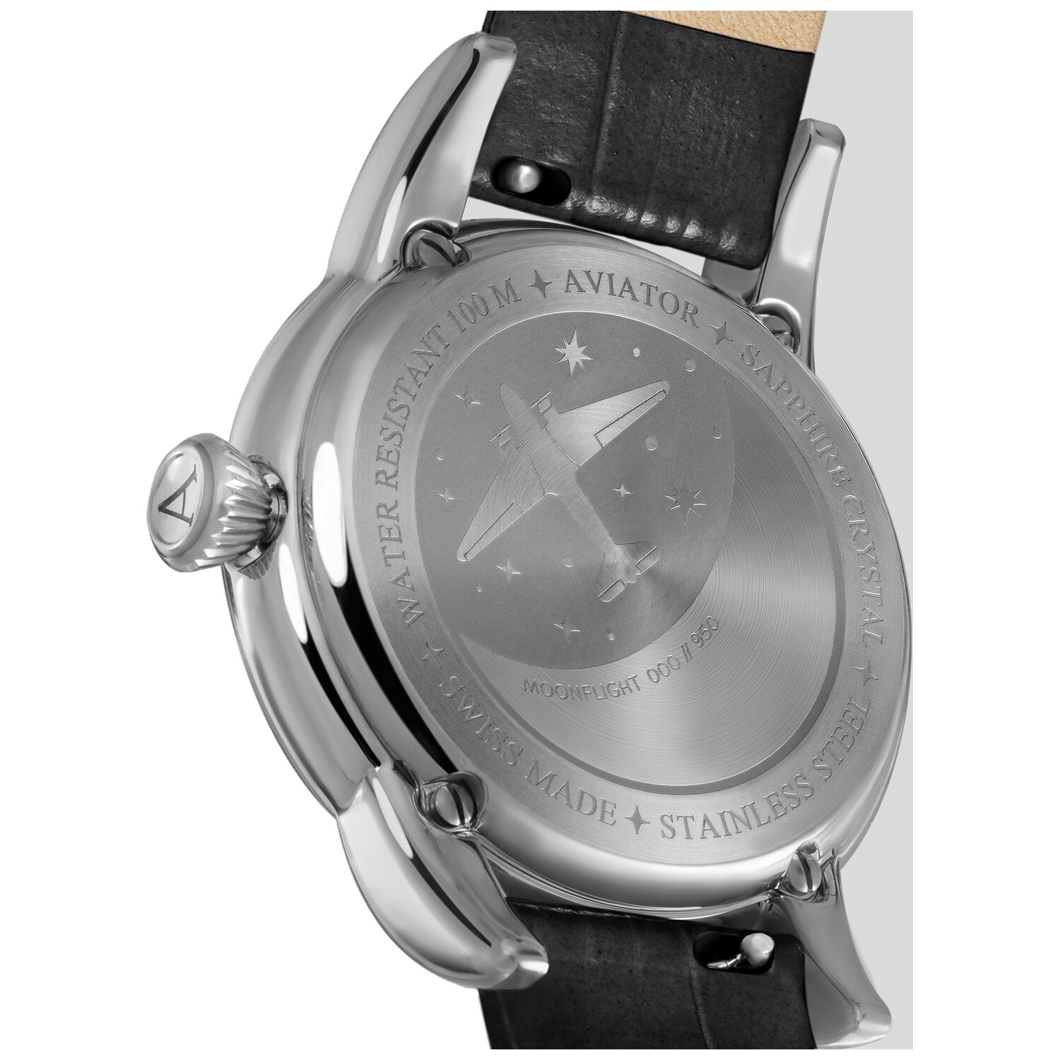 Дамски часовник Aviator Douglas Moonflight Diamonds Limited Edition V.1.33.0.381.4