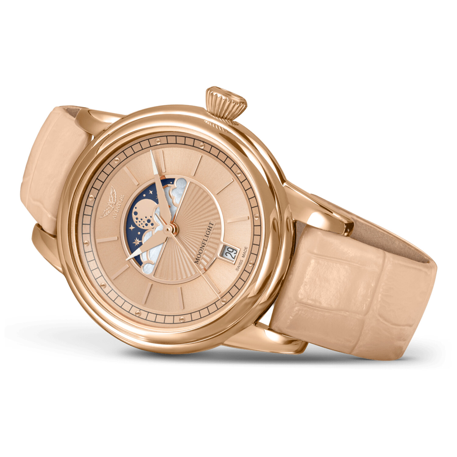 Дамски часовник Aviator Douglas Moonflight Limited Edition V.1.33.2.260.4