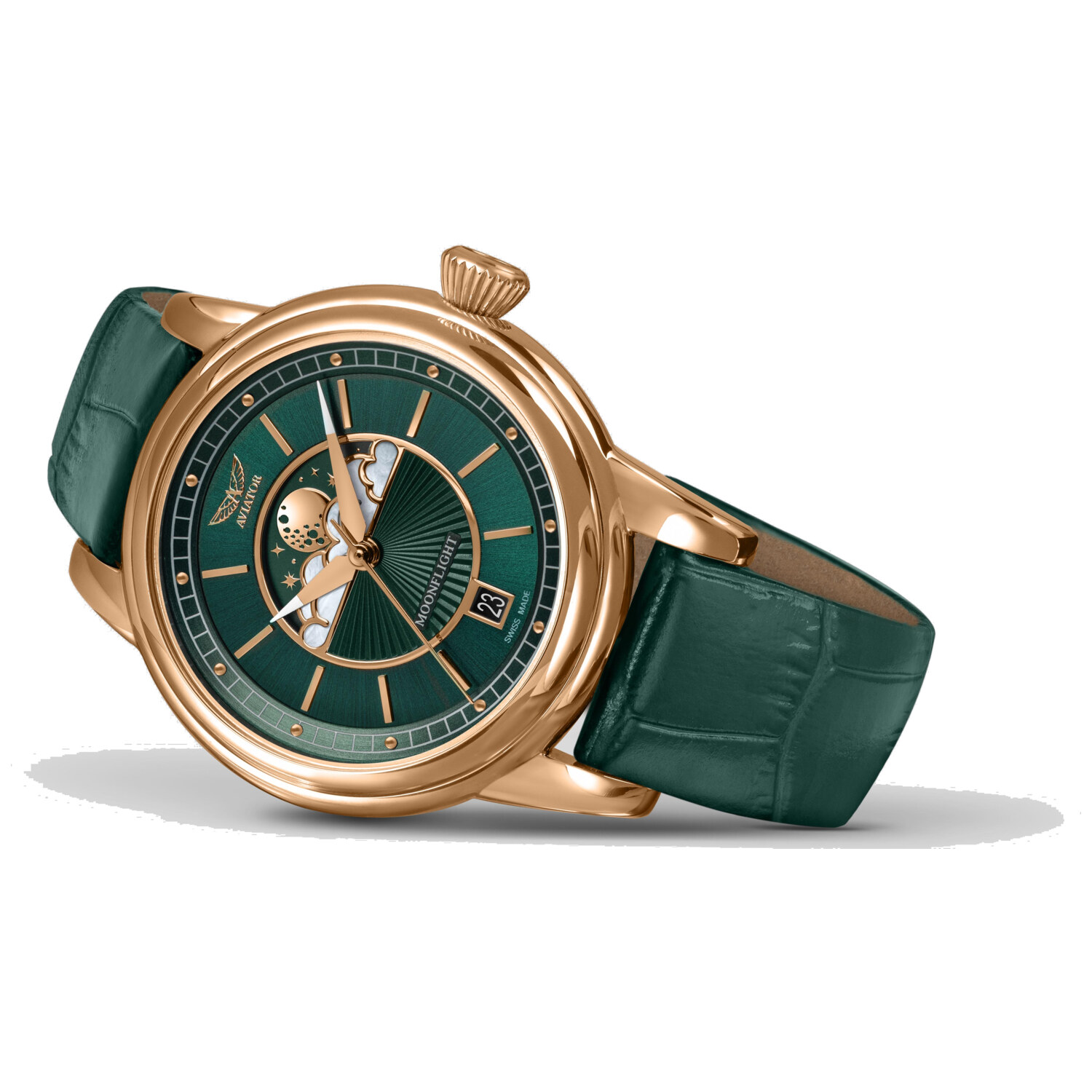 Дамски часовник Aviator Douglas Moonflight Limited Edition V.1.33.2.263.4