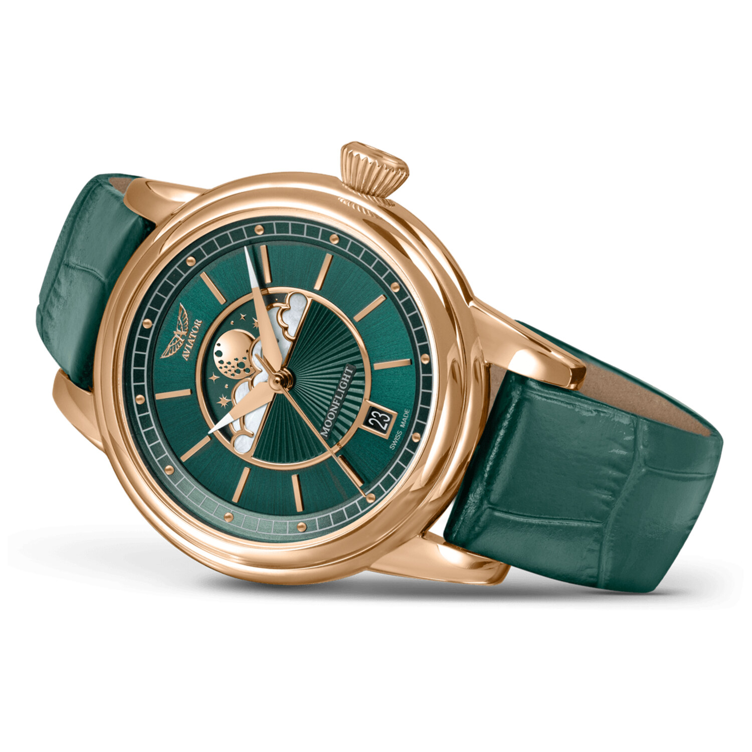 Дамски часовник Aviator Douglas Moonflight Limited Edition V.1.33.2.263.4