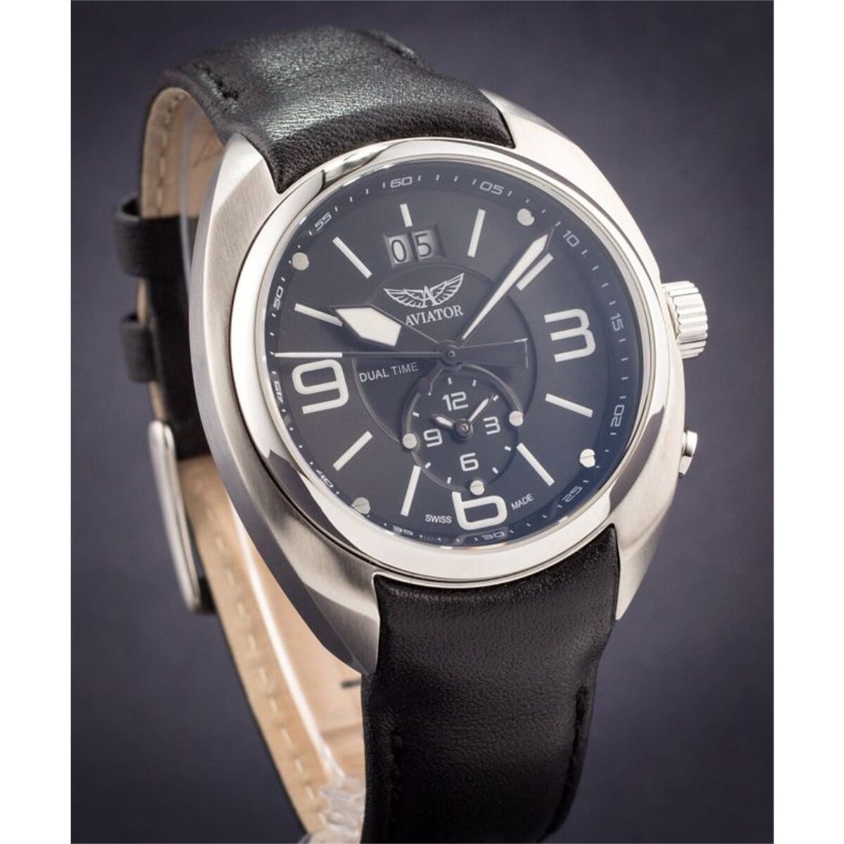 Мъжки часовник Aviator Mig-21 Fishbed Dual Time M.1.14.0.086.4