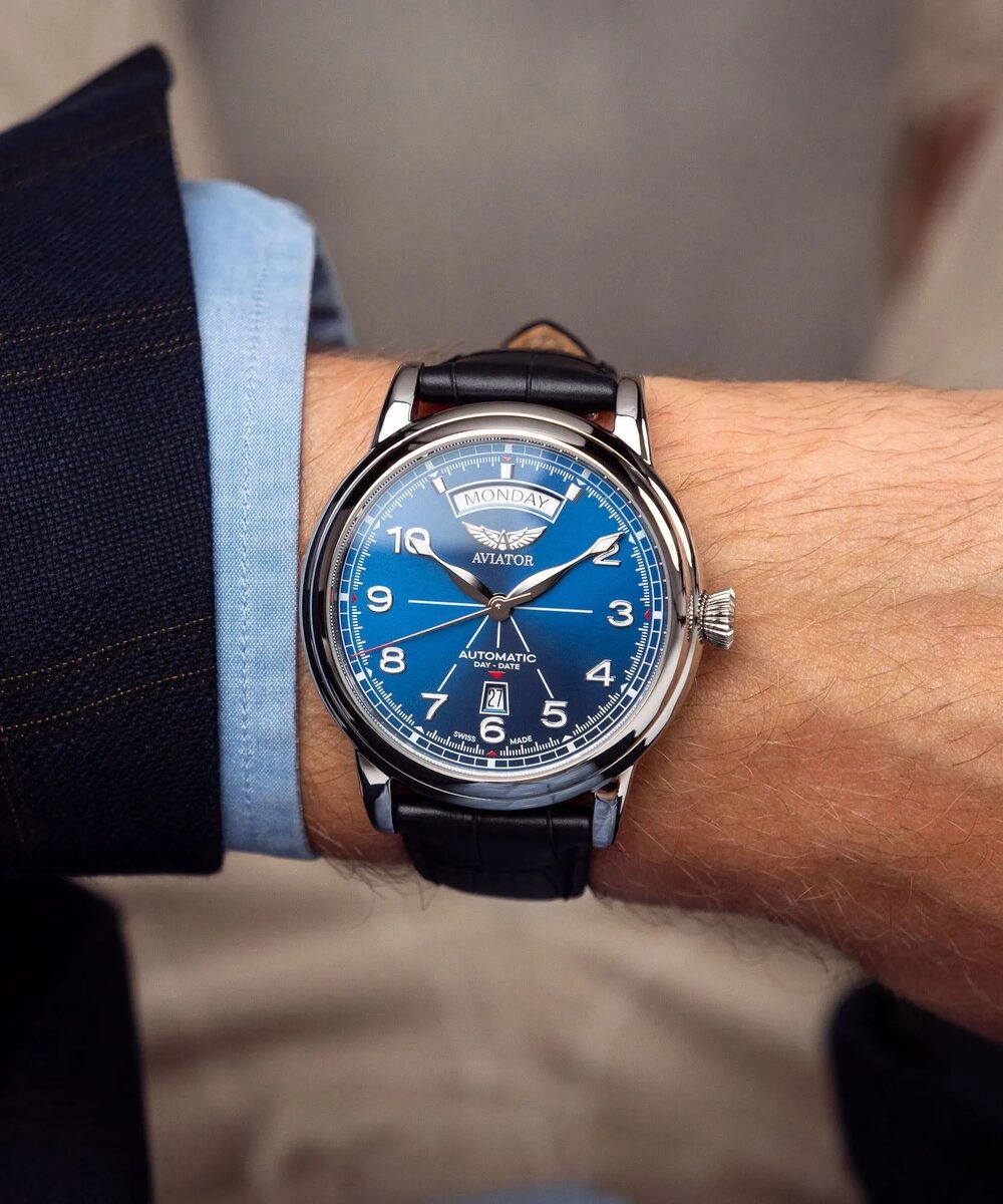 Мъжки часовник Aviator Douglas Day-Date V.3.44.0.401.4