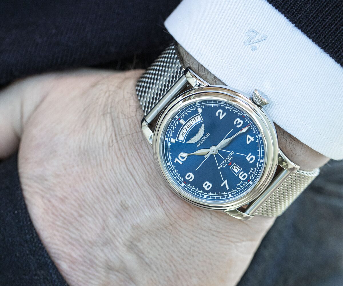 Мъжки часовник Aviator Douglas Day-Date V.3.44.0.401.5
