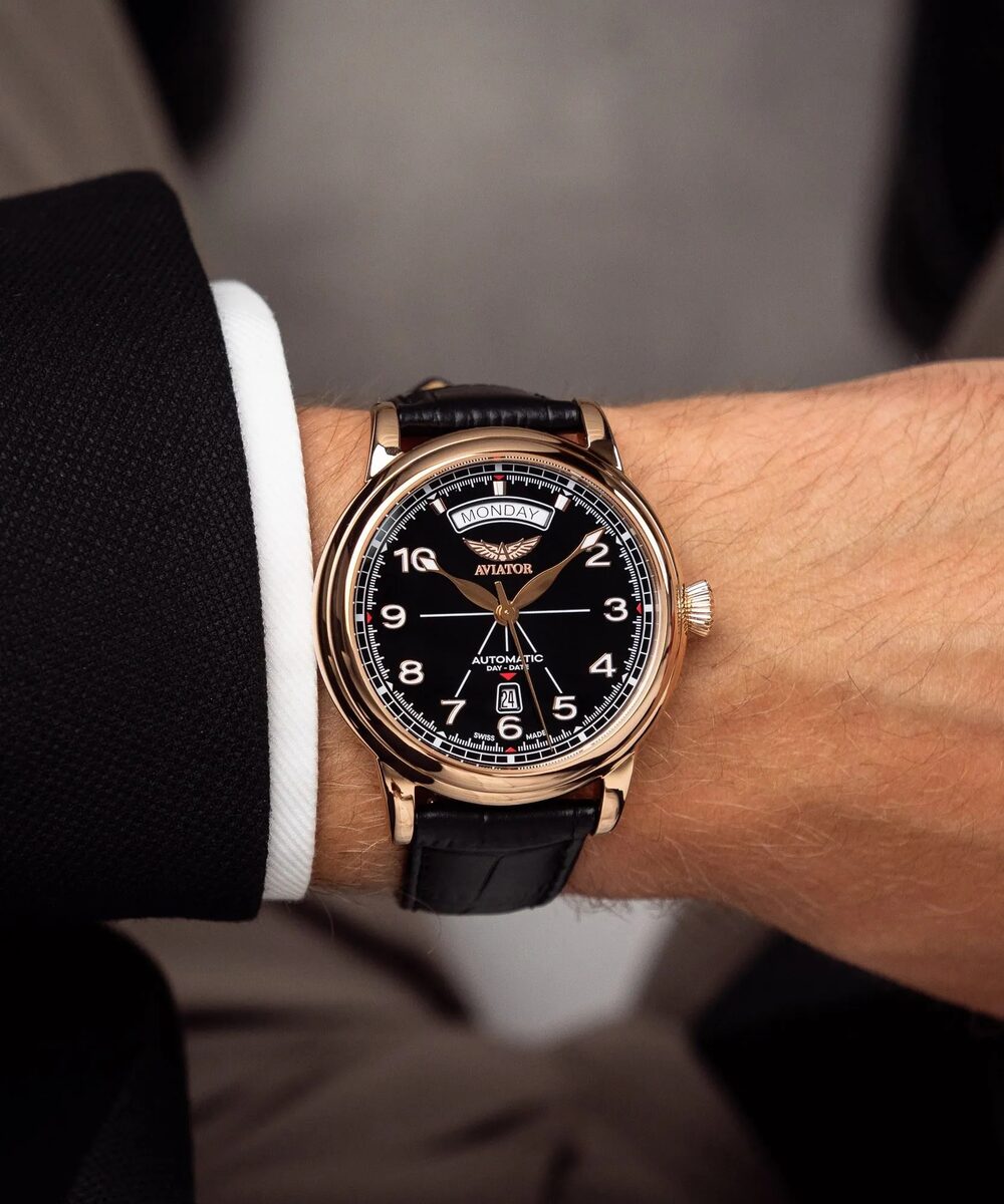 Мъжки часовник Aviator Douglas Day-Date V.3.44.2.398.4