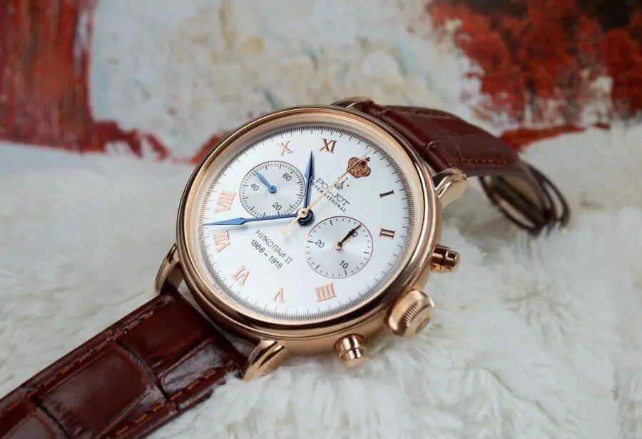 Мъжки часовник Poljot International Nikolai II Chronograph 2901.1941612N