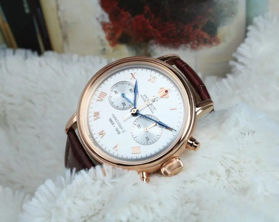 Мъжки часовник Poljot International Nikolai II Chronograph 2901.1941612N