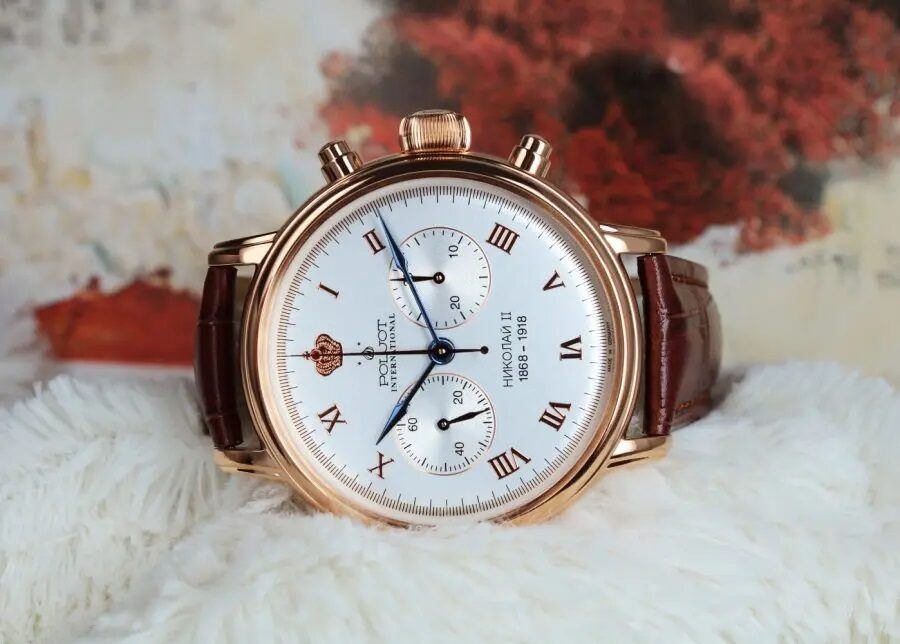 Мъжки часовник Poljot International Nikolai II Chronograph 2901.1941612N