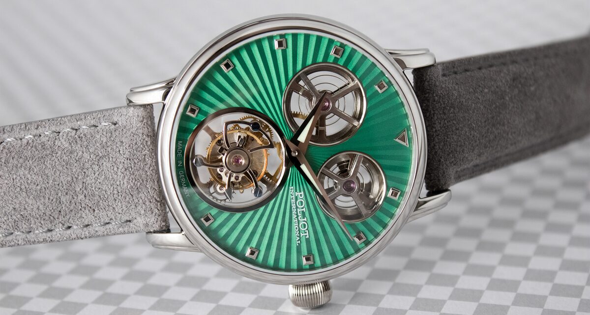 Мъжки часовник Poljot International Tourbillon Emerald Limited Edition 3450.T-SKL-5S