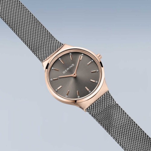 Дамски сет часовник и гривна Bering Classic 12131-369-GWP