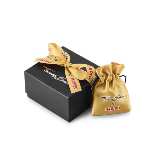 Обеца Thomas Sabo Goldbears x HARIBO Red Goldbear (единична) CR726-414-10