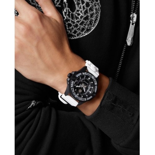 Мъжки часовник Philipp Plein THE $KULL CARBON FIBER PWAAA1822