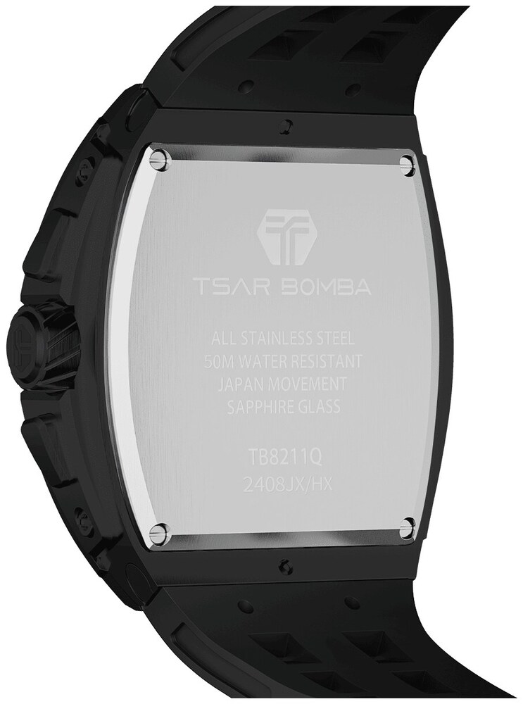 Мъжки часовник TSAR BOMBA Black Majesty Edition TB8211BB
