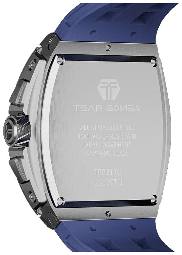 Мъжки часовник TSAR BOMBA Blue Majesty Edition TB8211BS