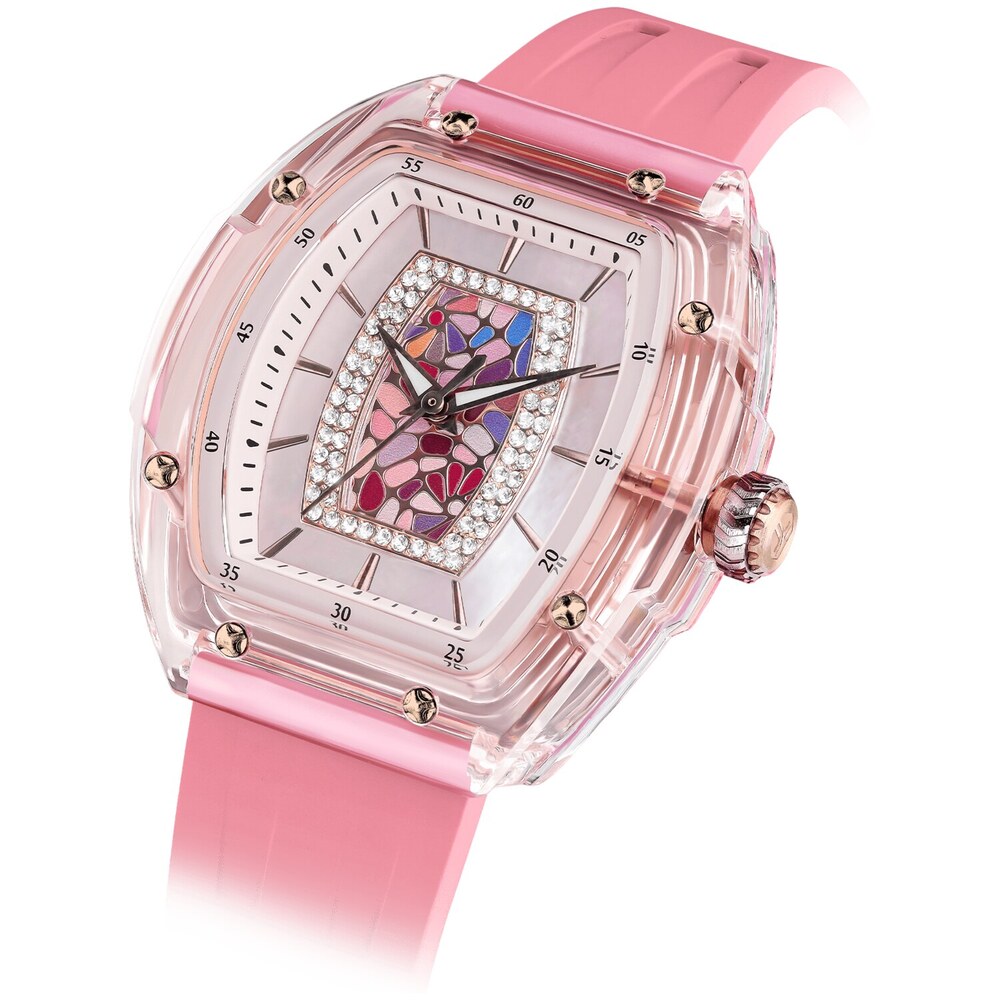 Дамски часовник TSAR BOMBA Crystal Chic Swiss TB8219P