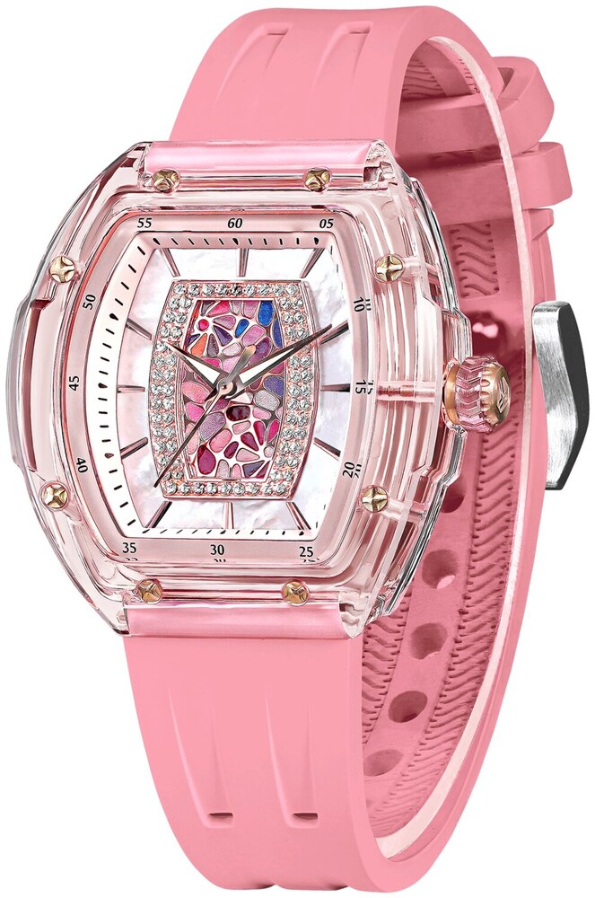 Дамски часовник TSAR BOMBA Crystal Chic Swiss TB8219P