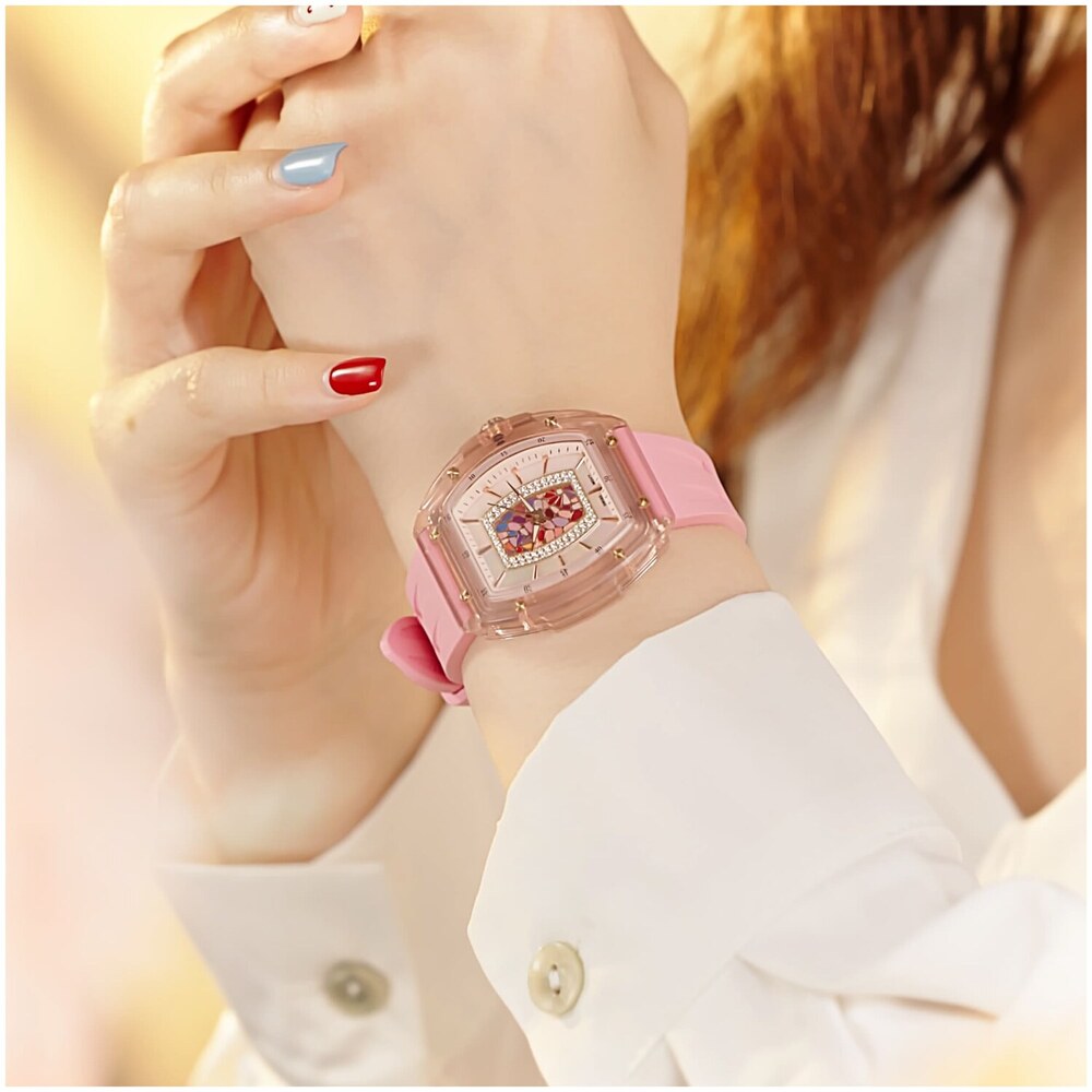 Дамски часовник TSAR BOMBA Crystal Chic Swiss TB8219P