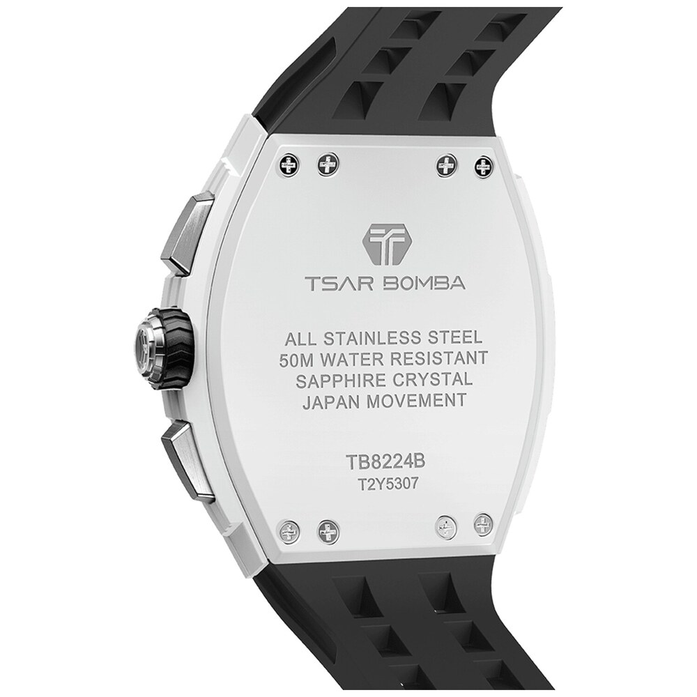 Мъжки часовник TSAR BOMBA T-Elemental Bioceramic Black TB8224B-03
