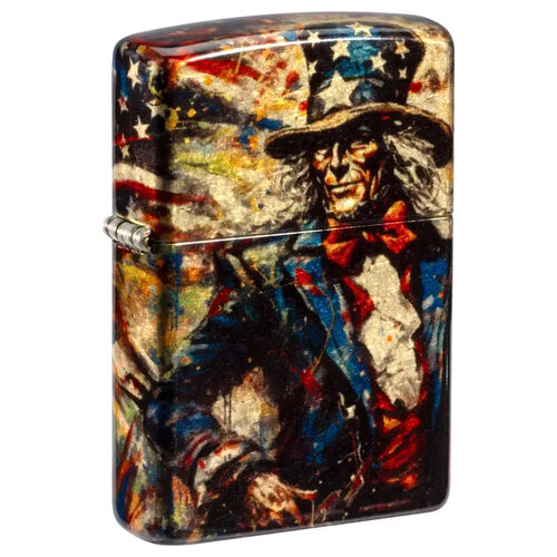 Запалка Zippo 47145 - Uncle Sam Fusion Design