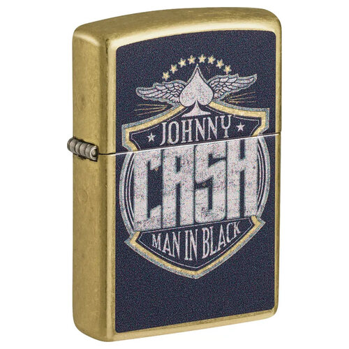 Запалка Zippo 47200 Johnny Cash Crest Design