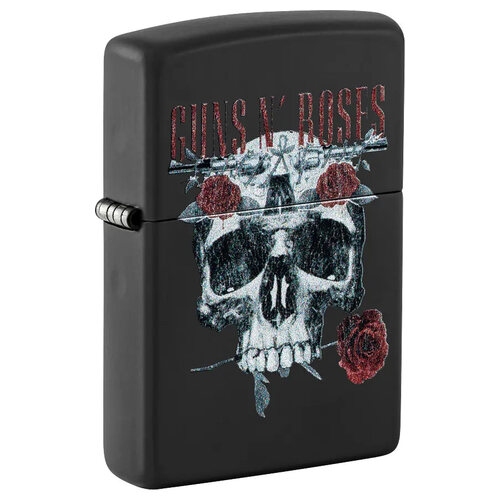Запалка Zippo 47227 Guns N' Roses Flower Skull Design