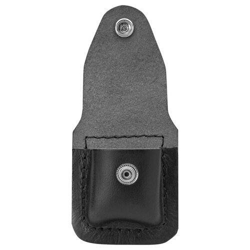 Калъф за запалка Zippo, черен, с клипс