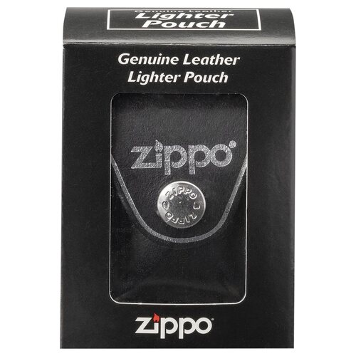 Калъф за запалка Zippo, черен, с клипс